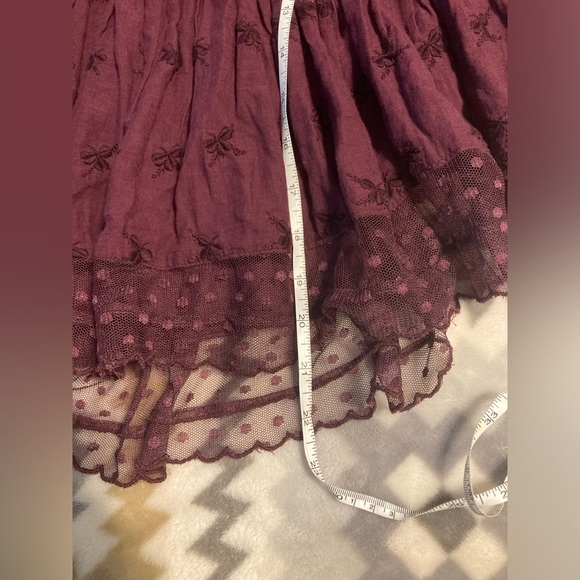 Free People sheer purple blouse - Picture 7 of 10